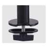 Universal TV Stand Single Monitor Stand, Monitor Desk Stand with Adjustable Height/Tilt/Swivel/Rotate for 13-27 Inch Screens, with Grommet Base view 4