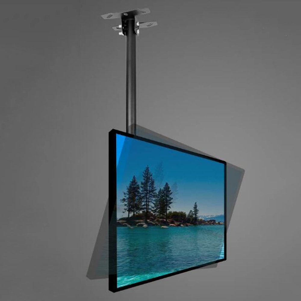 Universal TV Stand Tilt Swivel Ceiling TV Mount, Full Motion Adjustable TV Mount Bracket Fits 14-32 Inch TVs, With Loading 40kg/88 Lbs, Max VESA 200x200mm