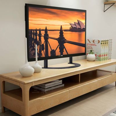 Universal TV Stand Table Top TV Stand, Tabletop TV Base With One-piece Panel, TV Base Stand For 37-65inch TVs, Height Adjustable, Two Ways To Use