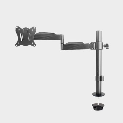 Universal TV Stand Monitor Mount, Adjustable Articulating Arms Monitor Arm, Monitor Stand Mount Fits Most 12-27 Monitors Up To 17.6lbs, Max 100x100 VESA (Color : B)