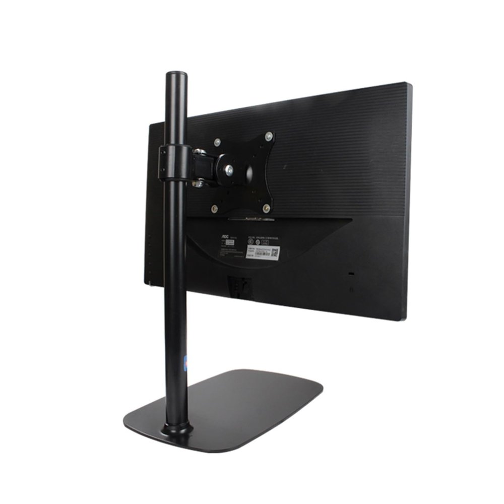 Universal TV Stand Single Monitor Stands Fits 14-32 Inch Screen, Monitor Mount With Height Adjustable, Swivel, Tilt, Rotation, VESA Mount 100 X 100mm, 75 X 75mm