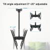 JOuan Universal TV Stand TV Double TV Ceiling Mount, Adjustable Height TV Ceiling Mount Fit Most 40-86 Inch LCD Flat Screen, Fit Flat And Vaulted Ceiling view 3