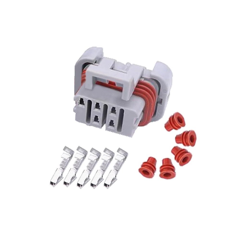 VAIGAI Yige Store 5 Sets 5 Pin Automotive Waterproof Connector Harness Connector with Terminal Plug DJ7051Y-1.5-11/21