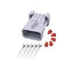 VAIGAI Yige Store 5 Sets 5 Pin Automotive Waterproof Connector Harness Connector with Terminal Plug DJ7051Y-1.5-11/21 view 2