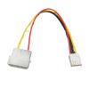 Milkweed 4 Pin Molex IDE Male to 4P ATA Female Power Cable to Floppy Drive Adapter Computer PC Floppy Drive Connector Cord PSU (Size : 3pcs) view 1