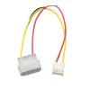 Milkweed 4 Pin Molex IDE Male to 4P ATA Female Power Cable to Floppy Drive Adapter Computer PC Floppy Drive Connector Cord PSU (Size : 3pcs) view 3