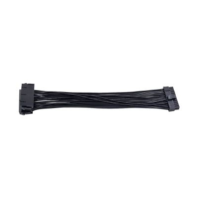 30CM Three Dual PSU Cable Extension Adapter ATX 20+4 24Pin Power Supply Sync Starter Extender ADD2PSU Riser Converter (Color : Dual PSU Cable, Size : 30cm)