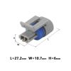 PIKETU Hengliang Store 2 Pin Socket Female Automotive Connector Waterproof Electrical Sensor Connector DJ7023Y-1.5-21 (Size : 10 Sets) view 2