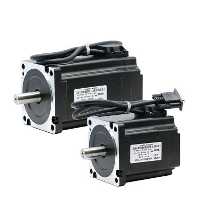34 86HS 2 Phase Closed Loop 4.5 8.5 12 Nm Hybrid Servo Stepper Motor With Encoder For Milling Engraving Machine (Size : 8.5Nm)