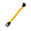 5pcs 10CM SATA 3.0 Harddrive 6Gb/s Serial ATA Data Cable 90 Angled 180 Connector SATA3 SATAIII 6Gbps Hard Drive Disk,SSD Adapter (Color : 90 Degree-Clear, Size : 30CM) view 3