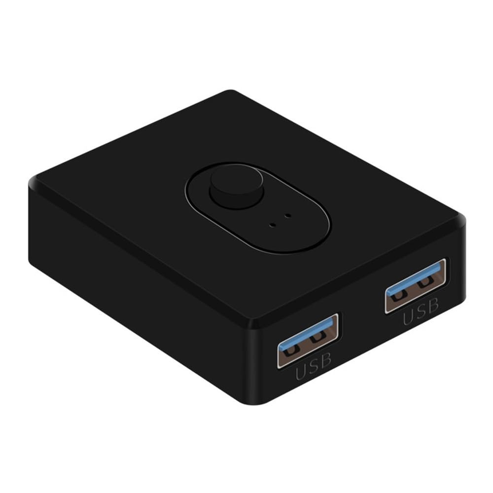 GZSHUNLI USB 3.0 KVM Switch 1X2/2X1 Switch Switcher USB Splitter Shared Controller for Laptop Computer Printer Keyboard Mouse Black, D, 00413262A4