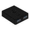 GZSHUNLI USB 3.0 KVM Switch 1X2/2X1 Switch Switcher USB Splitter Shared Controller for Laptop Computer Printer Keyboard Mouse Black, D, 00413262A4 view 1