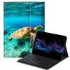 BFDHGQZC Sunflower Turtle Keyboard Case for Kindle Fire HD 10 and Fire HD 10 Plus Tablet 11th Generation 2021 Release,Slim Stand Protective Cover with Detachable Wireless Bluetooth Keyboard view 1