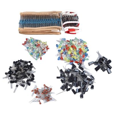 1500PCS Electronic Component Kit with Storage Box for Circuit Design and Repair