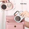 SpringFlora Wireless Bluetooth Speaker, Cute Mini Portable Speaker, Loud Sound,4H Playtime, Mic,TF/SD Card, Aux Line,Water-Proof for iOS Android Smartphone Home Office Gift Ideas White view 2
