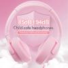 ADOOPE Kids Headphones with Cord-3.5mm Jack 85/94dB Safe Volume Control Built-in Microphone On-Ear Headphones for Kids/Teens/Girls/School/Travel/3.5mm Devices(Pink) view 2