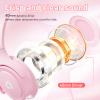 ADOOPE Kids Headphones with Cord-3.5mm Jack 85/94dB Safe Volume Control Built-in Microphone On-Ear Headphones for Kids/Teens/Girls/School/Travel/3.5mm Devices(Pink) view 4