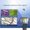 1080P Digital Microscope, 1000X USB Microscope with 5 Inch Screen Support 3 Lighting Modes, 8X Zoom Double Focus Electronic Magnifier Camera for Soldering Research view 2