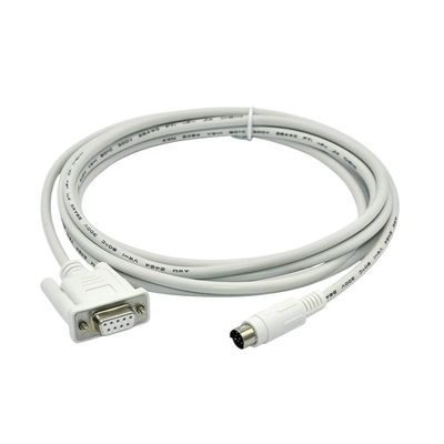 QukAn AFC8513 Suitable Nais Panasonic FP0 FP2 FP-M FP-X FP-E FP-G Series PLC Programming Cable Support WIN7/XP (Color : White Color, Size : 5m)
