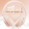 ADOOPE Kids Headphones with Cord-3.5mm Jack 85/94dB Safe Volume Control Built-in Microphone On-Ear Headphones for Kids/Teens/Girls/School/Travel/3.5mm Devices(Beige) view 2