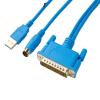 QukAn USB-SC09 Suitable for FX/A FX1N 2N 1S 3U Series PLC Programming Cable SC-09 Data (Color : Gold Plated Version, Size : 2.5m) view 3