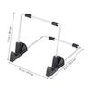 Hemoton Stable Tablet Mount Holder Aluminum Desktop Desk Stand Lazy Tablet Mount for Treadmill Black view 2