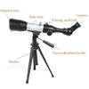 Telescopes,Telescopes for Adults High Magnification High-Definition Astronomical Monoculars with Tripod and Finder for Kids Adults Beginners,Silver (White) view 2
