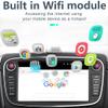 2 Din Android Car Stereo Wireless CarPlay Android Auto 7" Car Radio Multimedia Player with RDS FM Mirror Link GPS Navigation Compatible for Ford Focus S-Max Galaxy C-Max Black view 3