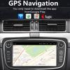 2 Din Android Car Stereo Wireless CarPlay Android Auto 7" Car Radio Multimedia Player with RDS FM Mirror Link GPS Navigation Compatible for Ford Focus S-Max Galaxy C-Max Black view 4
