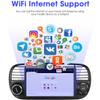 7" Android Car Stereo Multimedia Player Compatible for Fiat 500 2007-2014 with Wireless Android Auto Carplay GPS Sat Nav WiFi BT USB SWC RCA FM RDS Mirror Link Black view 3