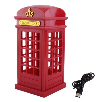Glomora Telephone Booth Night Light