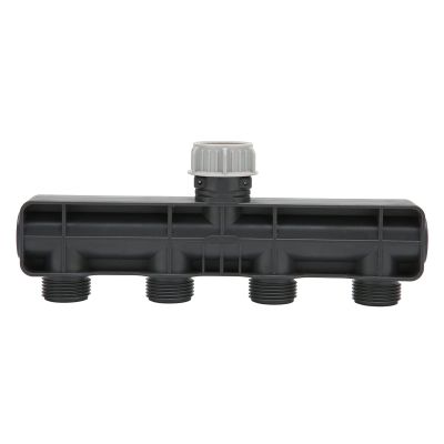 Glomora 4 Way Garden Hose Splitter - G3/4 Female Male Thread - Multipurpose Water Splitter Irrigation Valve for Garden, Patio, Farm