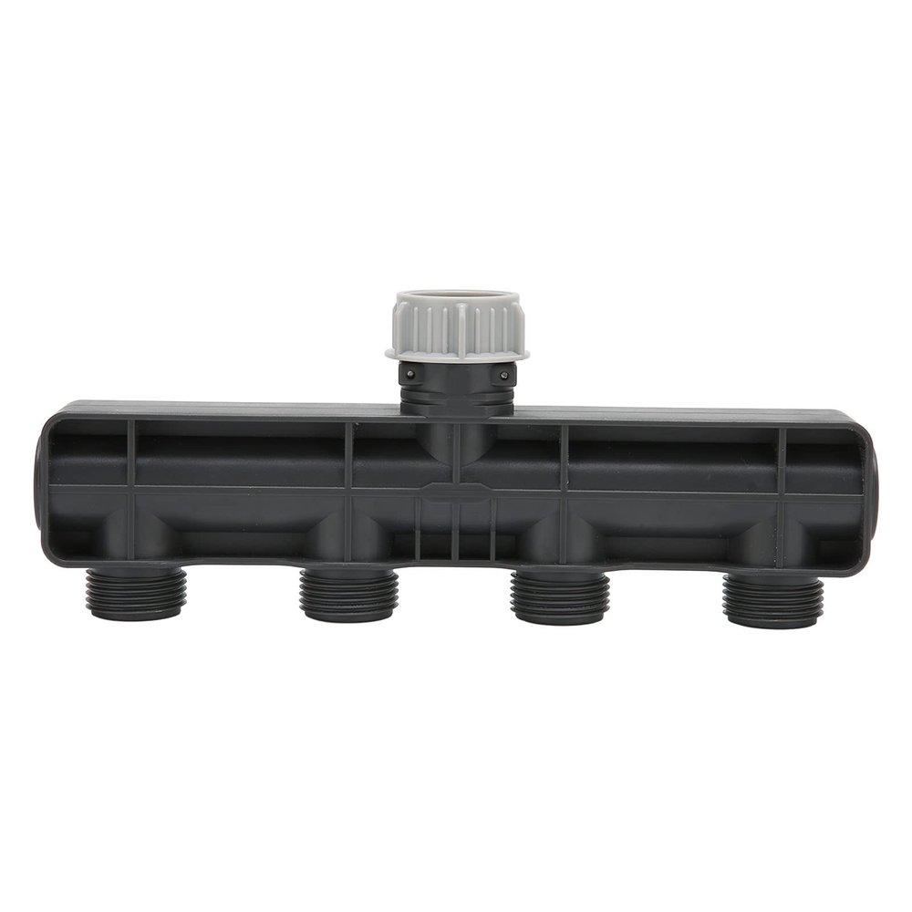 Glomora 4 Way Garden Hose Splitter - G3/4 Female Male Thread - Multipurpose Water Splitter Irrigation Valve for Garden, Patio, Farm