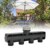 Glomora 4 Way Garden Hose Splitter - G3/4 Female Male Thread - Multipurpose Water Splitter Irrigation Valve for Garden, Patio, Farm view 2