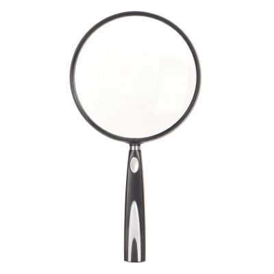 Handheld Magnifying Glass with Non Slip Soft Grip 1.5X Magnification Acrylic Lens for Seniors Reading and Childrens Nature Exploration