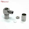WORLDPEAK Coaxial Elbow QMA Type Male Plug Right Angle for LMR300 5D-FB Coaxial Cable view 3