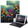 BPQOJB Case for All-New Fire HD 10 Tablet & Fire HD 10 Plus (11th Generation, 2021 Release) 10.1" with Detachable Wireless Keyboard & Adjustable Stand Protect Tablet Case - Dandelion view 1