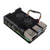ZDE ZP505 Aluminum Alloy Armor Case for Raspberry Pi 5 Heatsink Cooler Case with Dual PWM Cooling Fan for Raspberry Pi 5 8GB/4GB view 1