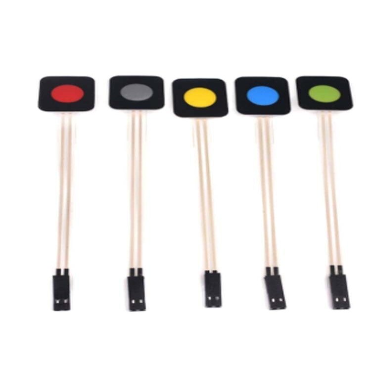 4Pcs Color Membrane Switch Keypad 1 Key Matrix Membrane Switch Keyboard Board