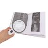 Glomora 30X Handheld Large Magnifying Glass with 12 LED Lights - Illuminated Lighted Magnifier for Seniors with Macular Degeneration, Reading, Coins, Jewelry view 2