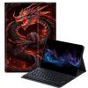BFDHGQZC Red Dragon Keyboard Case for Amazon Fire Max 11 Tablet (13th Generation, 2023 Release),Slim Stand Protective Cover for Fire Max 11 2023 view 1