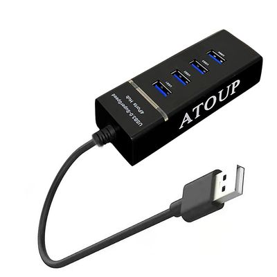 ATOUP USB Hubs, Triple Display USB Hub (4-in-1), 4 Ports USB A Splitter Ultra-Slim USB C and USB A Data Ports Expander for Mouse, U Disk, Laptop, Keyboard