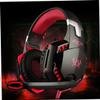 HOMSFOU Breathing Led Gaming Headphones 50mm Drivers Noise Cancelling Over-Ear Headset for Computer Comfortable Design view 3