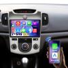 Roinvou [2G+64G] Car Radio for Kia Forte Cerato K3 (Manual A/C) 2008-2012 with Wireless Carplay/Android Auto, 9 Inch Touch Screen for Forte Radio Upgrade, Bluetooth, GPS Navi, WiFi, 28UI, DSP view 1