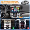 Roinvou [2G+64G] Car Radio for Kia Forte Cerato K3 (Manual A/C) 2008-2012 with Wireless Carplay/Android Auto, 9 Inch Touch Screen for Forte Radio Upgrade, Bluetooth, GPS Navi, WiFi, 28UI, DSP view 2