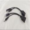 YTHYTHYTH for 10pairs RJ45 Power Over Ethernet Passive PoE Adapter Injector Splitter Cable Kit Black view 1