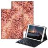BPQOJB Case for Fire HD 8 & Fire HD 8 Plus Tablet (12th/10th Generation,2022/2020 Release) 8" with Detachable Wireless Keyboard & Adjustable Stand Protect Tablet Case - Pink Leopard Prints view 1