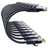 10Gsupxsel Cat 6 Ethernet Cable 10FT 10Pack, Cat6 Ethernet Patch Cable 10Gbps, High-Speed UTP Cat6 Network Cable Pure Copper, Cat 6 Cable for Home and Office Network, Black view 1