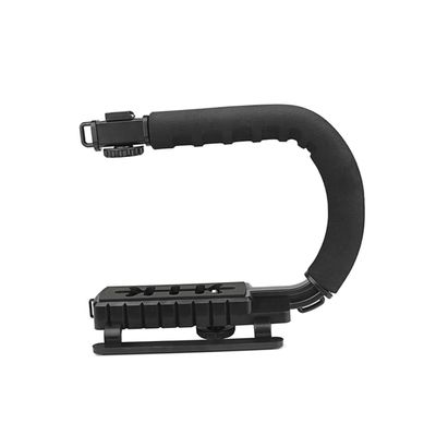 ARTIBETTER DSLR Camera Stabilizer Handle Grip 1/4 Screw Hole u Shape Bracket for Flash Stabilizer