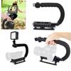 ARTIBETTER DSLR Camera Stabilizer Handle Grip 1/4 Screw Hole u Shape Bracket for Flash Stabilizer view 2
